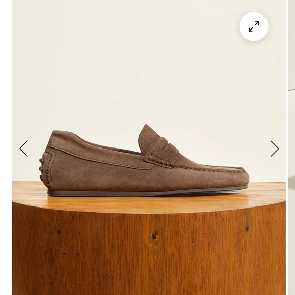 Jack Erwin Taupe Suede Parker Loafer - Picture 1 of 2